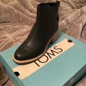 Toms Marina Boot, black, size 10